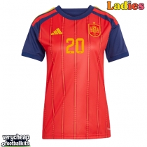 Spain Pedri Gonzalez #20 Replica Home Shirt Ladies World Cup 2026 Short Sleeve